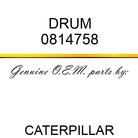 DRUM 0814758