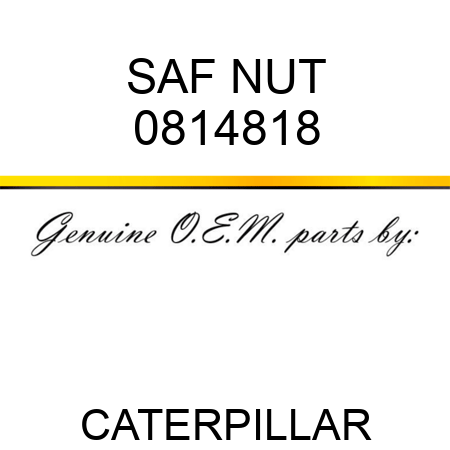 SAF NUT 0814818