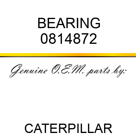 BEARING 0814872