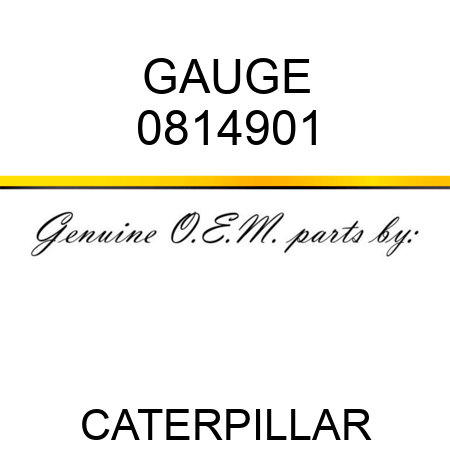 GAUGE 0814901