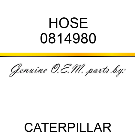 HOSE 0814980