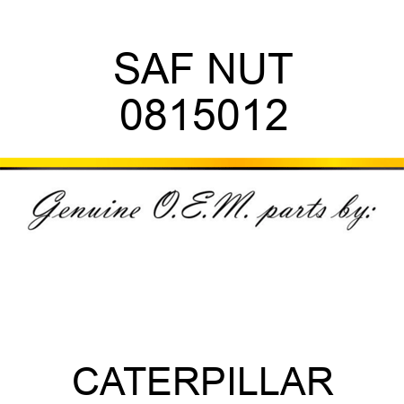 SAF NUT 0815012