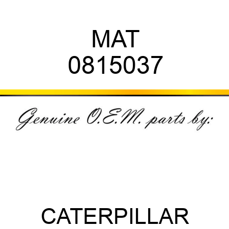 MAT 0815037