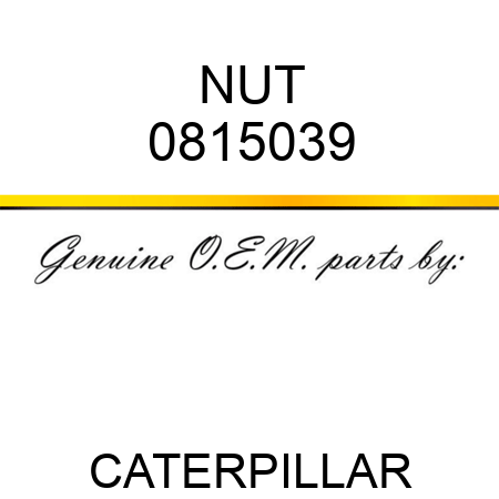 NUT 0815039