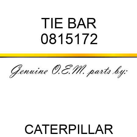 TIE BAR 0815172