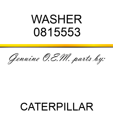 WASHER 0815553