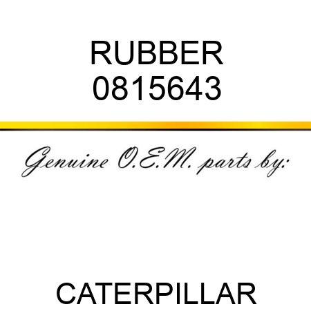 RUBBER 0815643