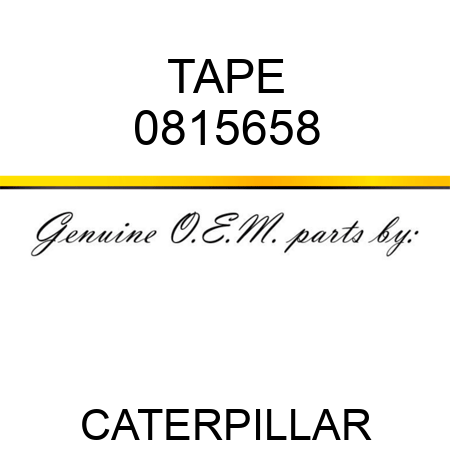 TAPE 0815658