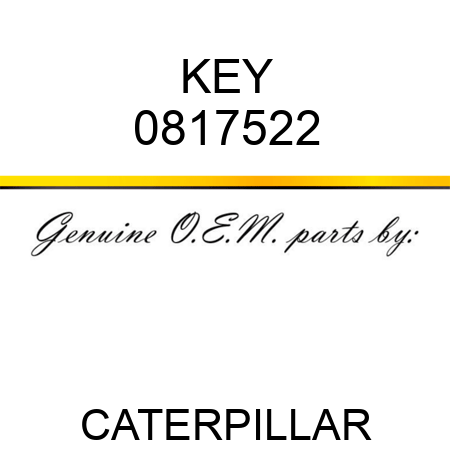 KEY 0817522