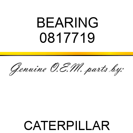 BEARING 0817719