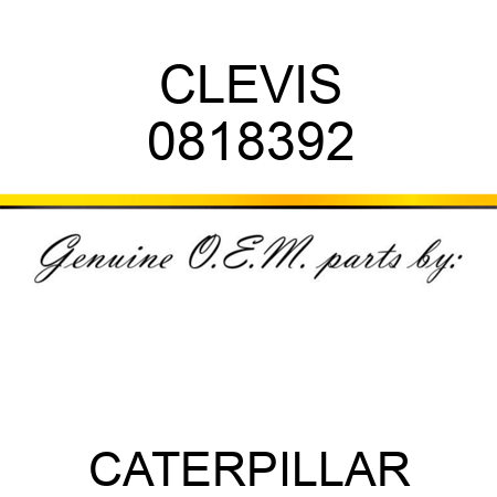 CLEVIS 0818392