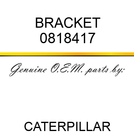 BRACKET 0818417