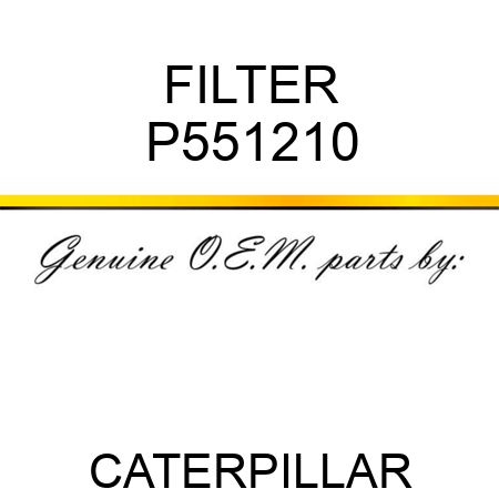 FILTER P551210