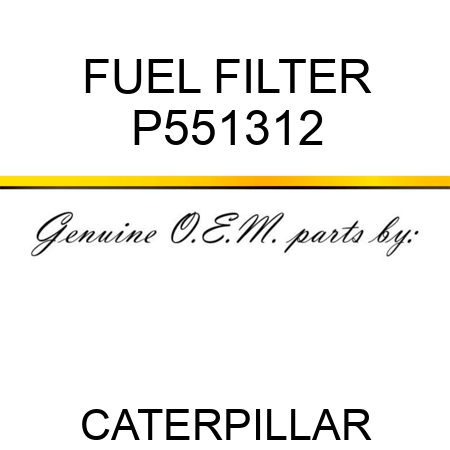 FUEL FILTER P551312