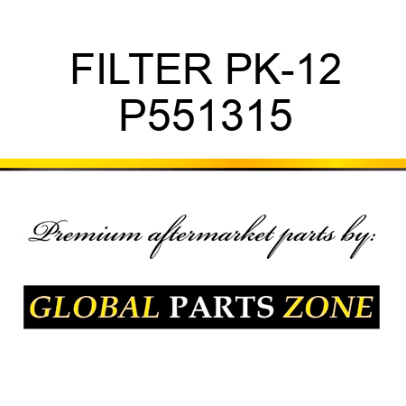 FILTER PK-12 P551315