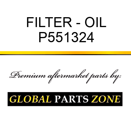 FILTER - OIL P551324