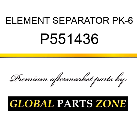 ELEMENT SEPARATOR PK-6 P551436