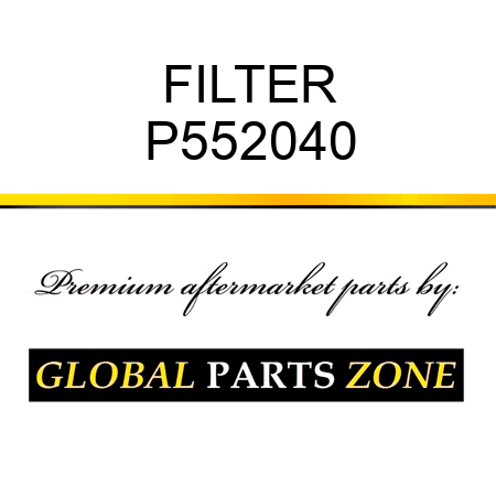 FILTER P552040