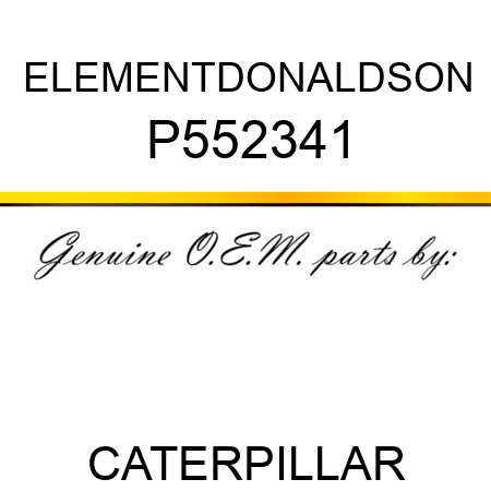 ELEMENT,DONALDSON P552341