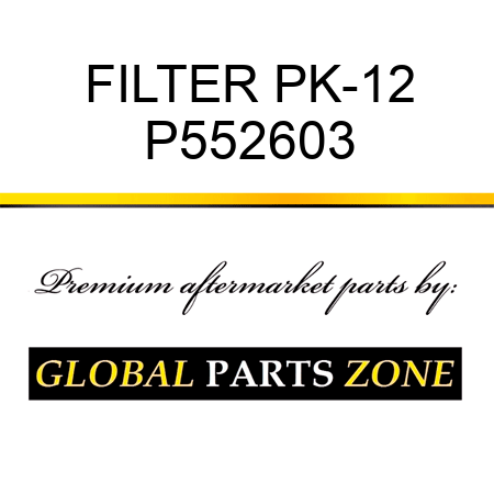 FILTER PK-12 P552603