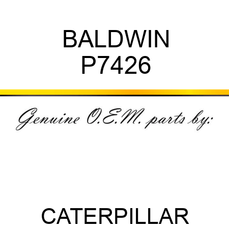 BALDWIN P7426