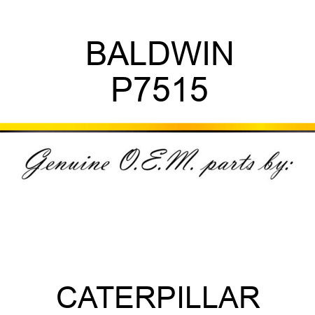 BALDWIN P7515