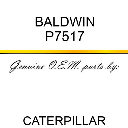 BALDWIN P7517