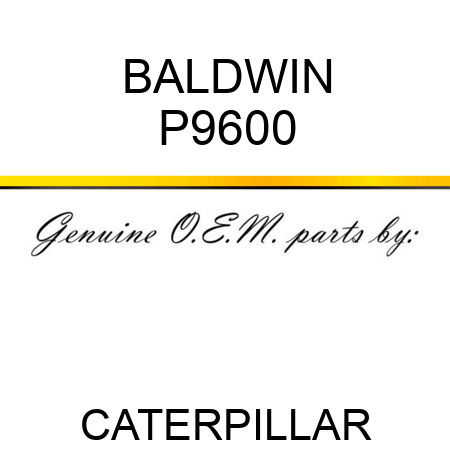 BALDWIN P9600