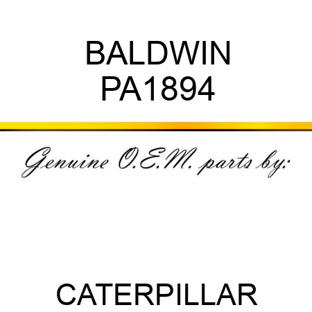 BALDWIN PA1894