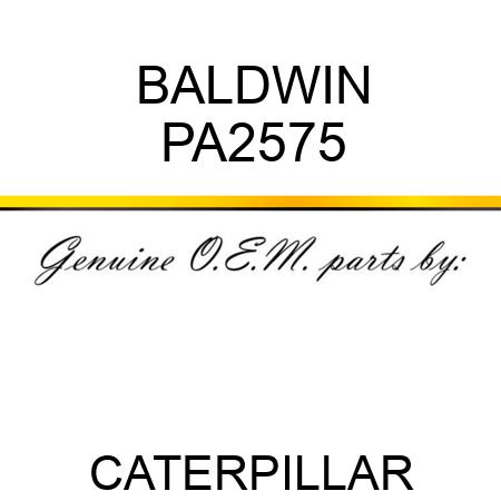 BALDWIN PA2575