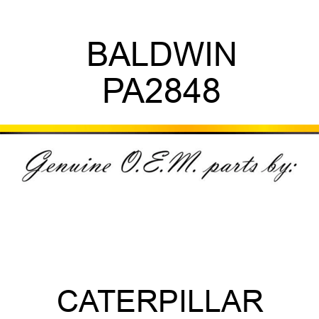 BALDWIN PA2848