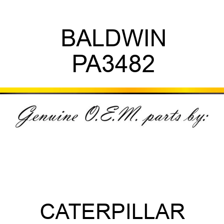 BALDWIN PA3482