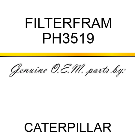 FILTER,FRAM PH3519