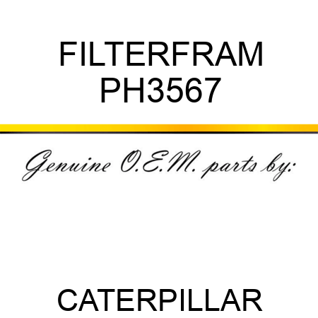 FILTER,FRAM PH3567