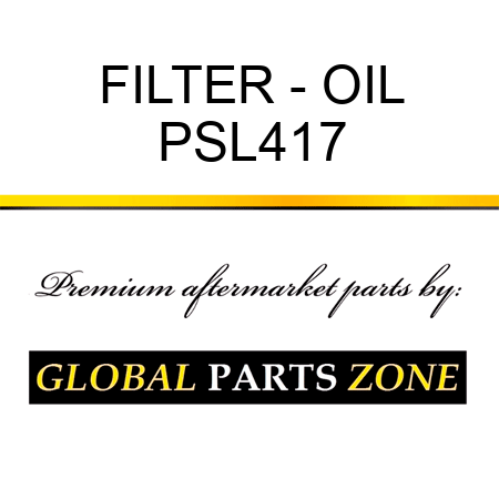 FILTER - OIL PSL417