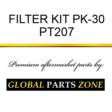 FILTER KIT PK-30 PT207