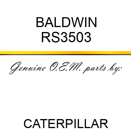 BALDWIN RS3503