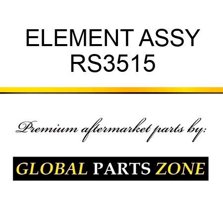 ELEMENT ASSY RS3515