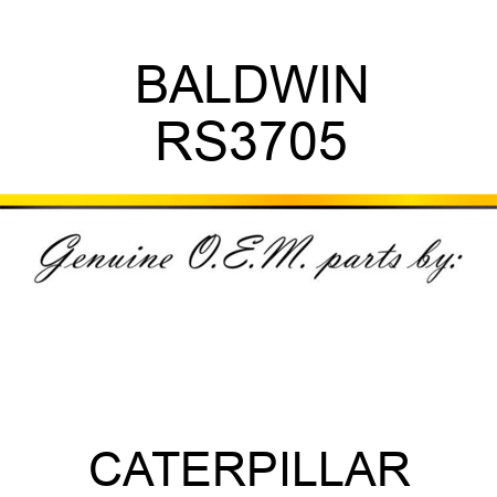 BALDWIN RS3705