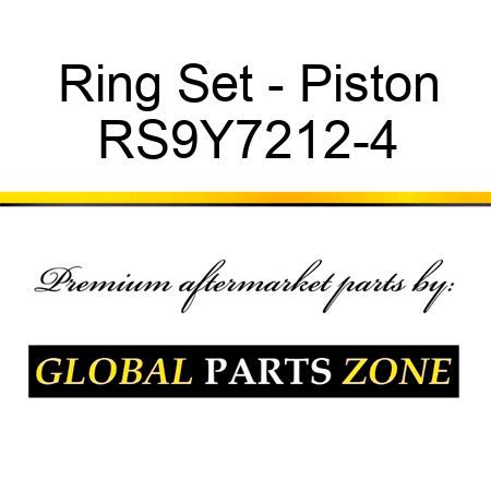 Ring Set - Piston RS9Y7212-4