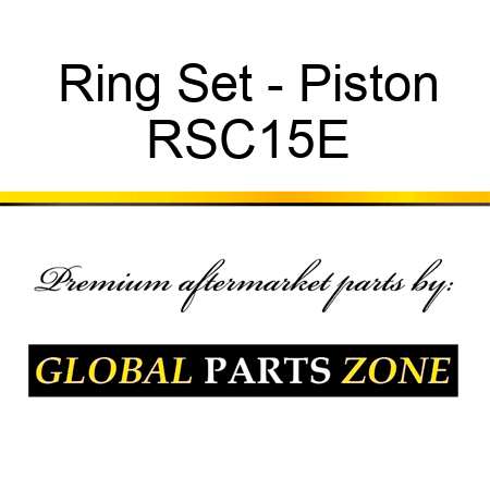 Ring Set - Piston RSC15E