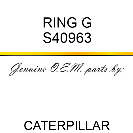 RING G S40963