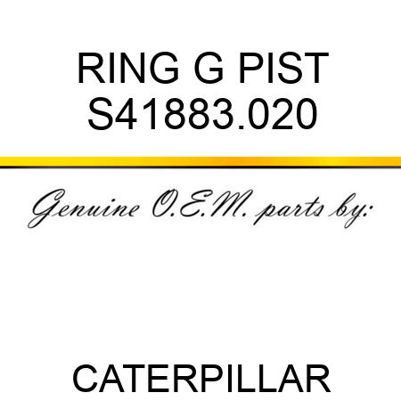 RING G PIST S41883.020