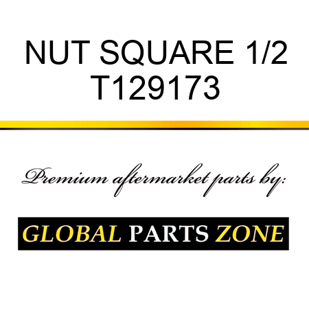 NUT SQUARE 1/2 T129173