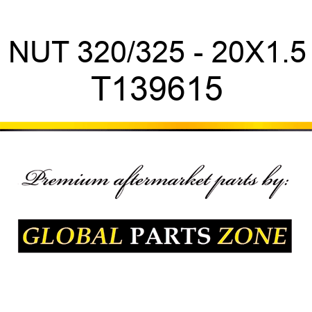 NUT 320/325 - 20X1.5 T139615