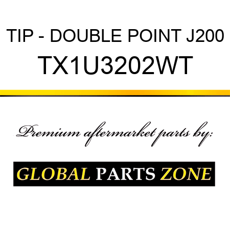 TIP - DOUBLE POINT J200 TX1U3202WT