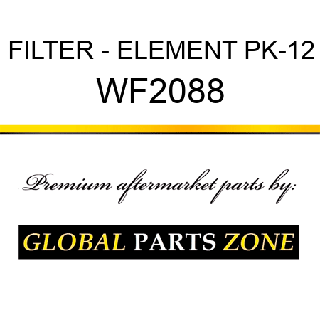 FILTER - ELEMENT PK-12 WF2088