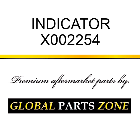 INDICATOR X002254