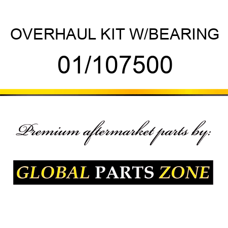 OVERHAUL KIT W/BEARING 01/107500