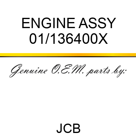 ENGINE ASSY 01/136400X